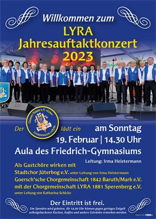 Gesangverein Lyra - Jahresauftaktkonzert 2023