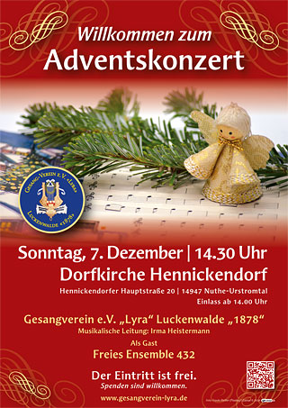Gesangverein Lyra - Adventskonzert 2025