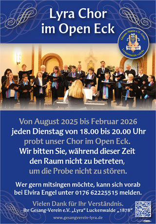 Gesangverein Lyra im Open Eck