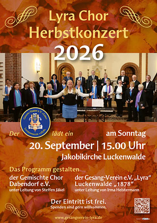 Gesangverein Lyra - Herbstkonzert 2026