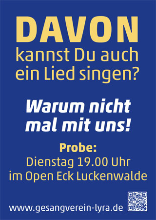 DAVON kannst Du auch ein Lied singen?