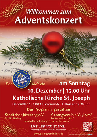 Gesangverein Lyra - Adventskonzert 2023