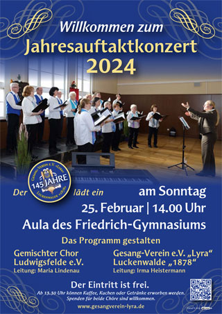Gesangverein Lyra - Jahresauftaktkonzert 2024